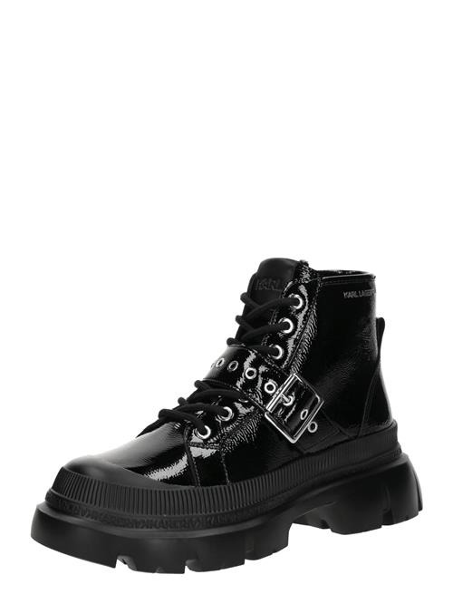 Karl Lagerfeld Snørestøvletter  sort