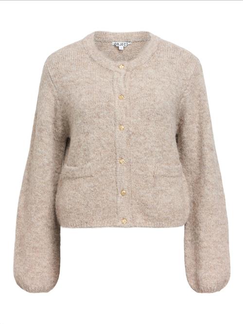 OBJECT Cardigan 'OBJSaggia'  beige-meleret