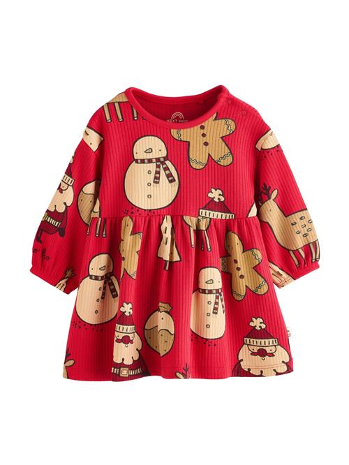 Next Kjole  beige / brun / rød