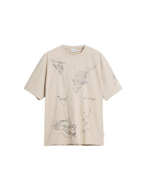 Desigual Bluser & t-shirts  creme / sort