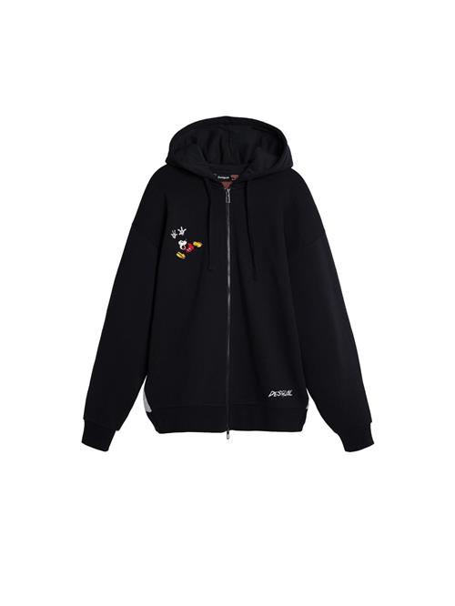 Desigual Sweatjakke 'Mickey Mouse'  gul / rød / sort / hvid
