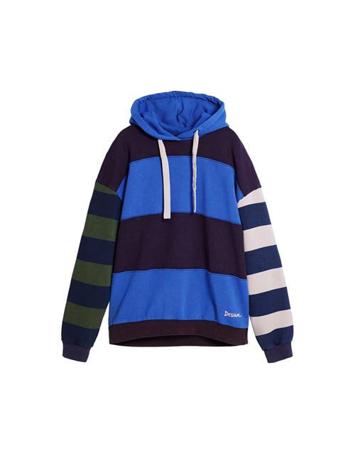 Desigual Pullover  blå / grøn / brombær / hvid