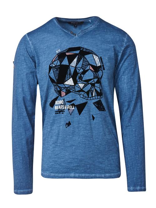 KOROSHI Bluser & t-shirts  blå / sort / hvid