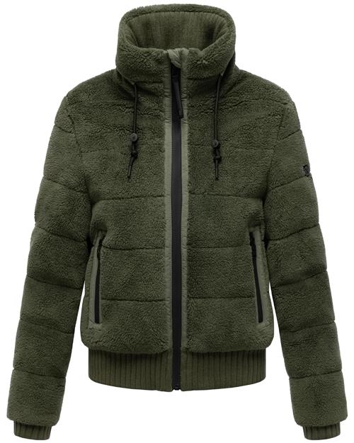 NAVAHOO Vinterjakke 'Schneepuder 14'  grøn