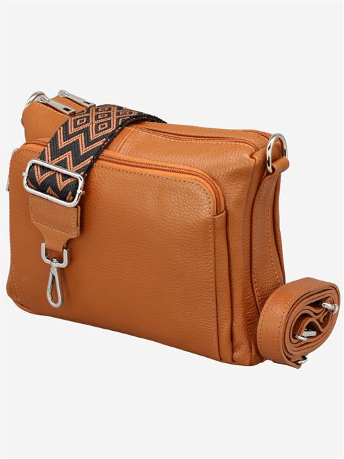 Adel Bags Skuldertaske 'Becky'  cognac