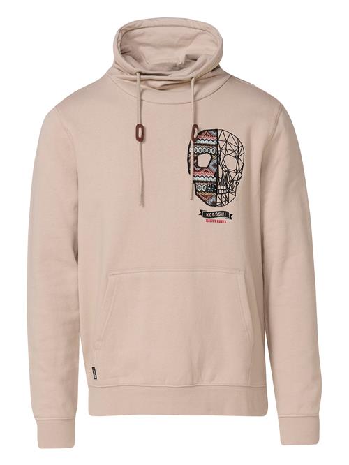 KOROSHI Pullover  beige / rød / sort