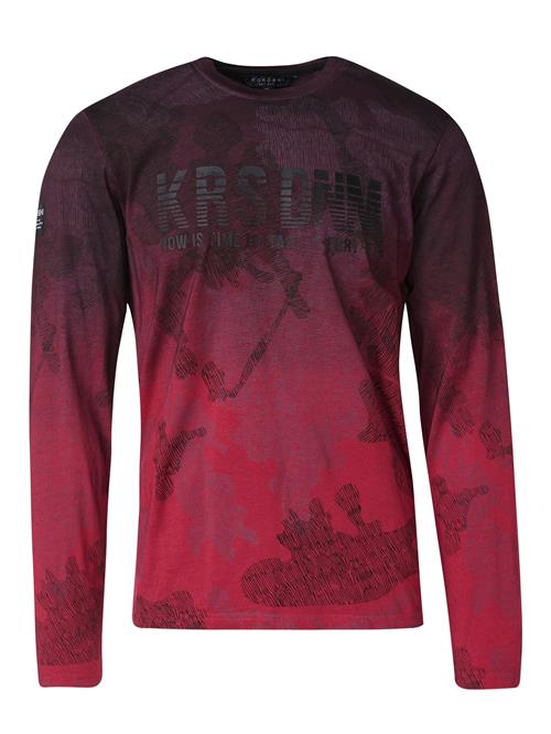 KOROSHI Bluser & t-shirts  rød / bordeaux / sort