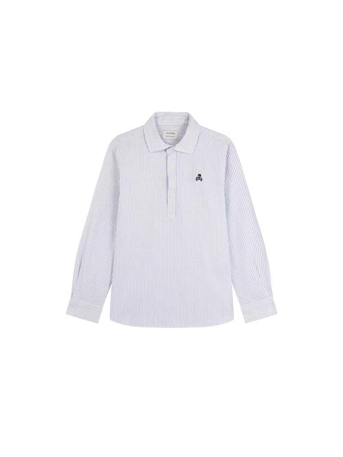 Scalpers Shirts  navy / hvid