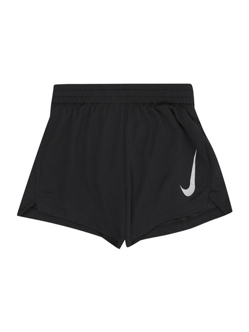 NIKE Sportsbukser  sort / hvid