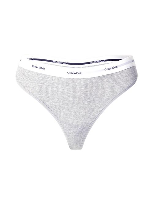Calvin Klein Underwear String  navy / grå-meleret / hvid