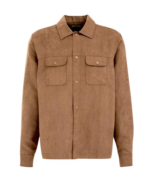 WE Fashion Overgangsjakke  lysebrun