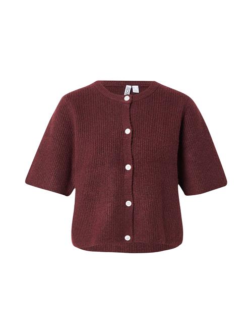PIECES Cardigan 'PCSilly'  burgunder