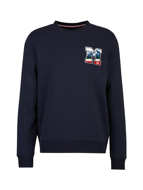 19V69 ITALIA Sweatshirt 'Nico Wintergames'  blå / navy / grøn / rød
