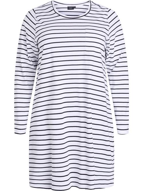 Zizzi Soveskorte 'Msiv'  sort / hvid