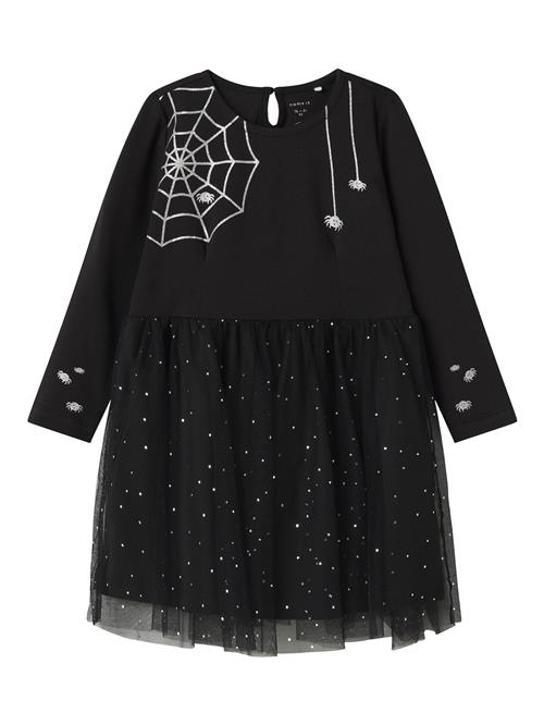 NAME IT Kjole  sort / sølv