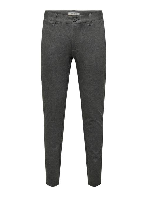 Only & Sons Lærredsbukser 'ONSMark'  sort-meleret