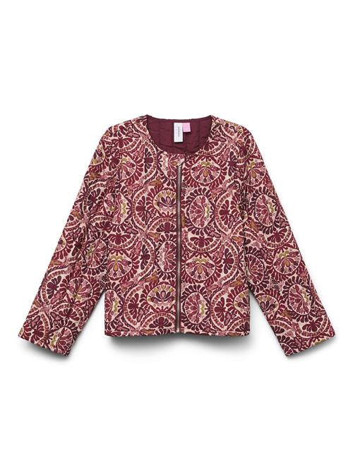 Vero Moda Girl Overgangsjakke 'VMFlorence'  sennep / lyserød / pudder / vinrød