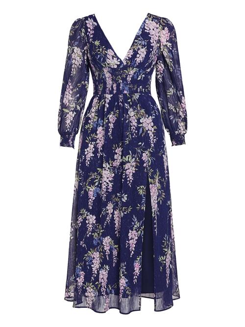 GODDIVA Kjole  mørkeblå / pastelgrøn / lilla