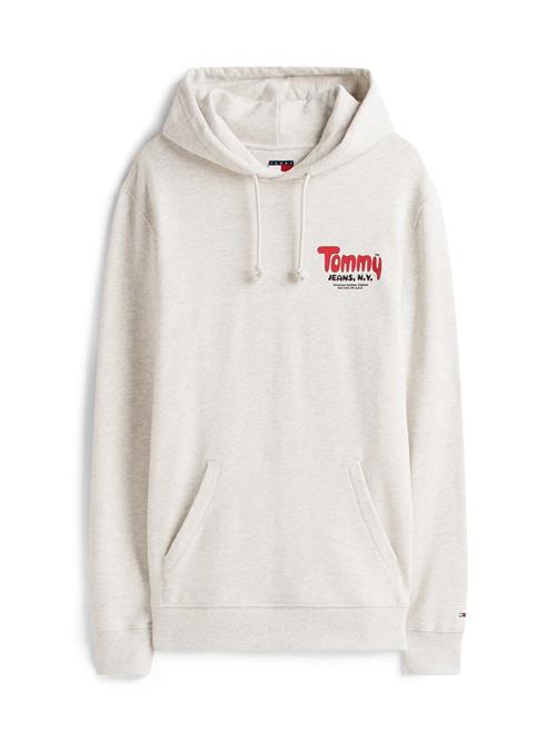 Tommy Jeans Sweatshirt  grå-meleret / rød / sort