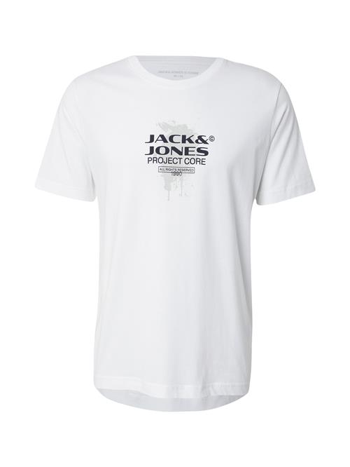 JACK & JONES Bluser & t-shirts  lysegrå / sort / hvid