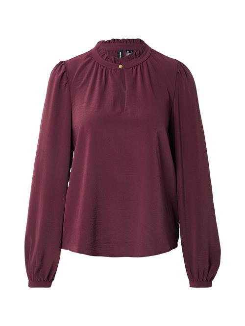 VERO MODA Bluse 'VMANI'  vinrød