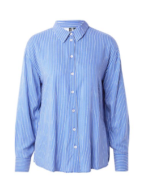 VERO MODA Bluse 'VMALICE'  blå / hvid