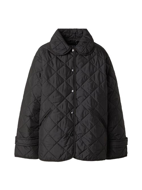 PIECES Overgangsjakke  sort