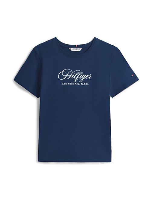 TOMMY HILFIGER Shirts  mørkeblå / hvid