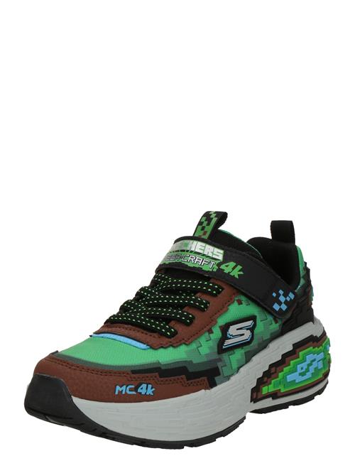 SKECHERS Sneakers 'MEGA-CRAFT 4K'  brun / grå / grøn / sort