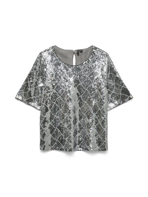 VERO MODA Bluse  grå / sølvgrå