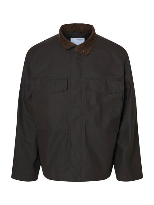 SELECTED Overgangsjakke 'SLHMark'  mørkebrun
