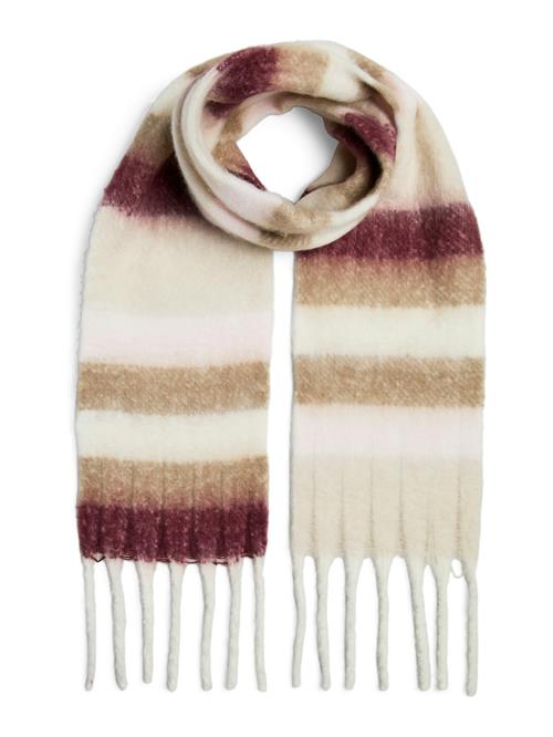 PIECES Sjal 'PCLULU'  camel / lysebeige / vinrød