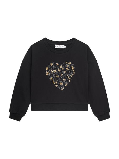 Danamade Sweatshirt  guld / sort