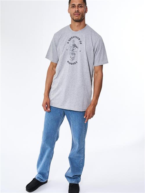 A Question Of (AQO) Bluser & t-shirts 'Tee Print Emb'  lysegrå