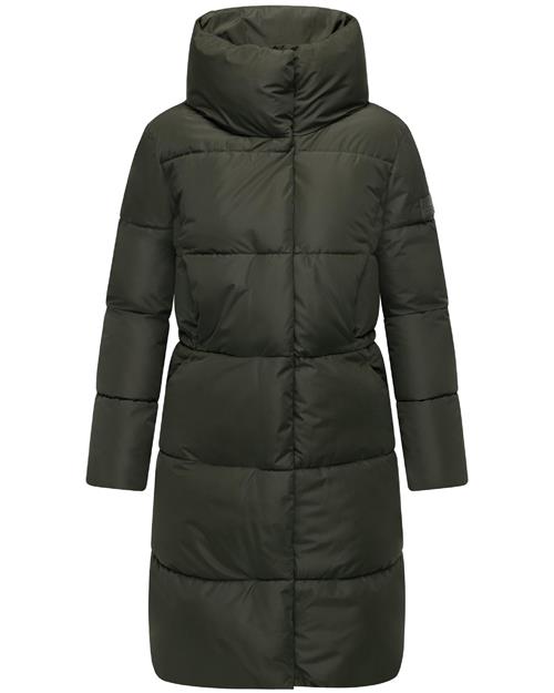 NAVAHOO Vinterfrakke 'Wolkenkuss 14'  mørkegrøn