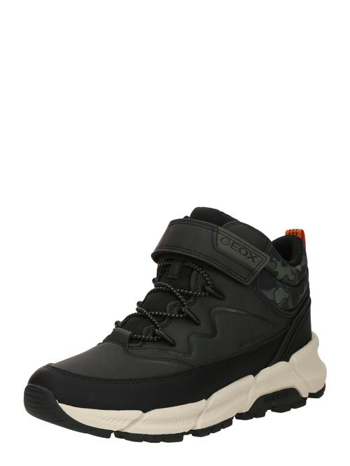 GEOX Støvler 'FLEXYPER PLUS'  oliven / mørkegrøn / sort