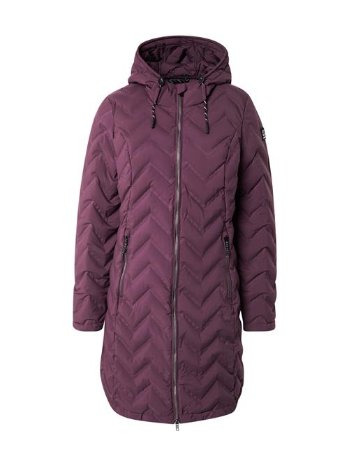 KILLTEC Udendørsfrakke 'KOW'  aubergine