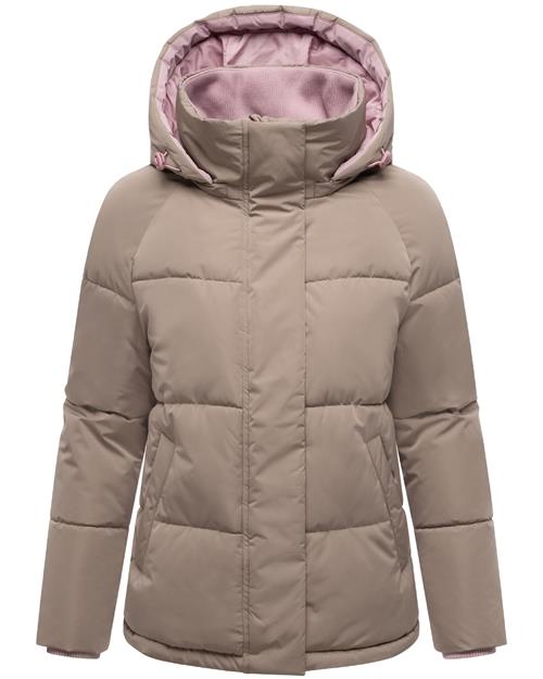 MARIKOO Vinterjakke 'Omariaa 16'  taupe / lyserød