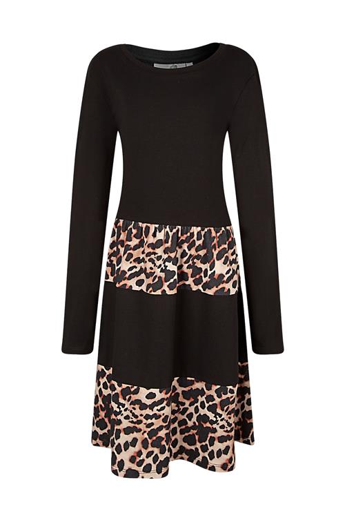 happy girls Kjole  beige / brun / sort