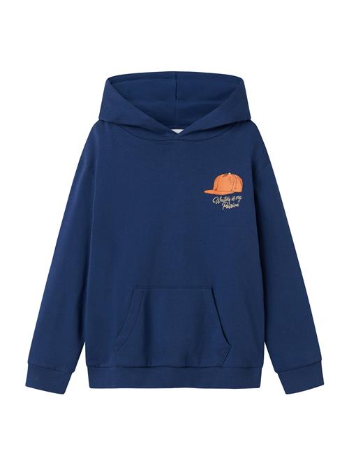 NAME IT Sweatshirt 'NKMNOPAL'  natblå / dueblå / brun / hummer