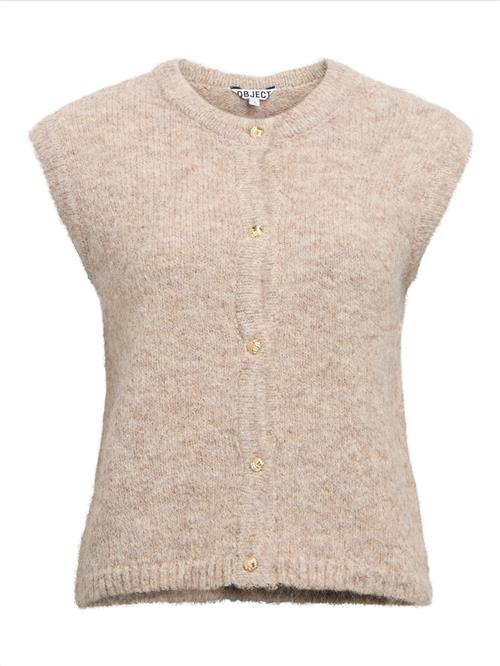 OBJECT Strikvest 'OBJSaggia'  beige