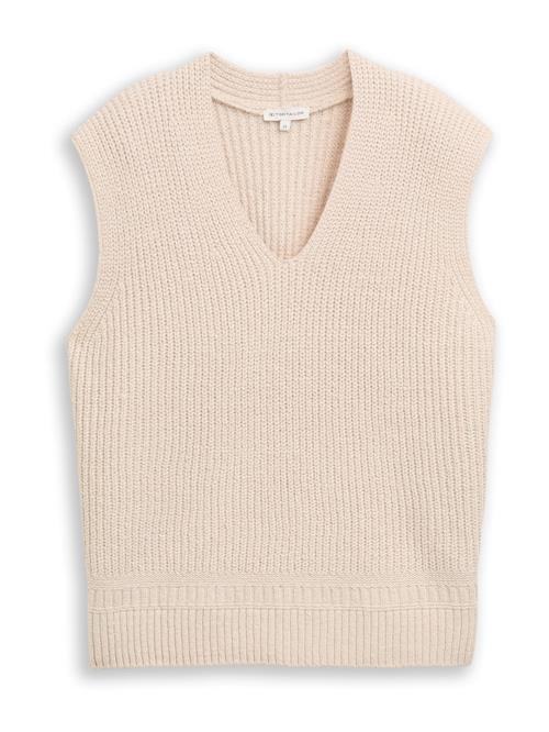 TOM TAILOR Vest  sand