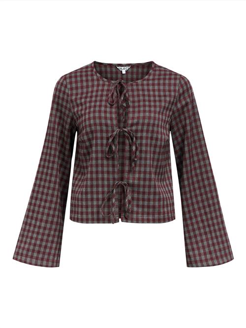 OBJECT Bluse 'Bene Fika'  cyclam / pastellilla