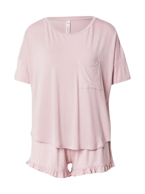Hunkemöller Pyjamas  lyserød / hvid