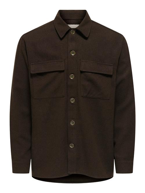 Only & Sons Overgangsjakke 'ONSPaul'  mørkebrun