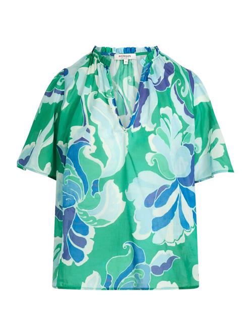 Morgan Bluse '252-ONEL.F'  blå / pastelblå / grøn / violetblå