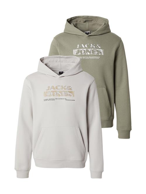 JACK & JONES Sweatshirt 'JCOSTANCE'  sand / lysegrå / oliven / hvid