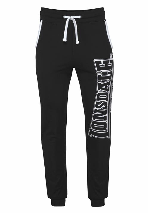 LONSDALE Bukser 'Marldon'  sort / hvid