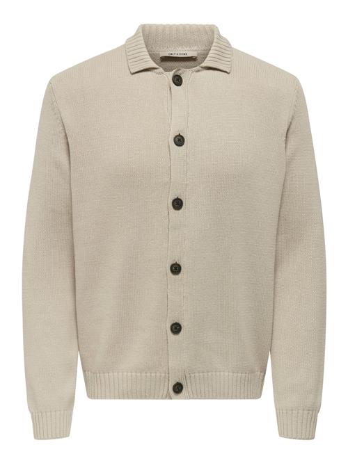 Only & Sons Cardigan 'ONSJacob'  ecru