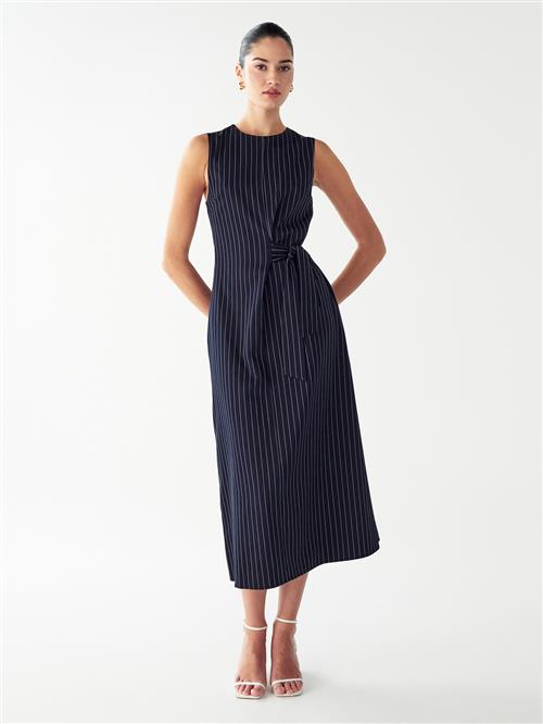 Willa Kjole 'CAIRA'  navy / hvid